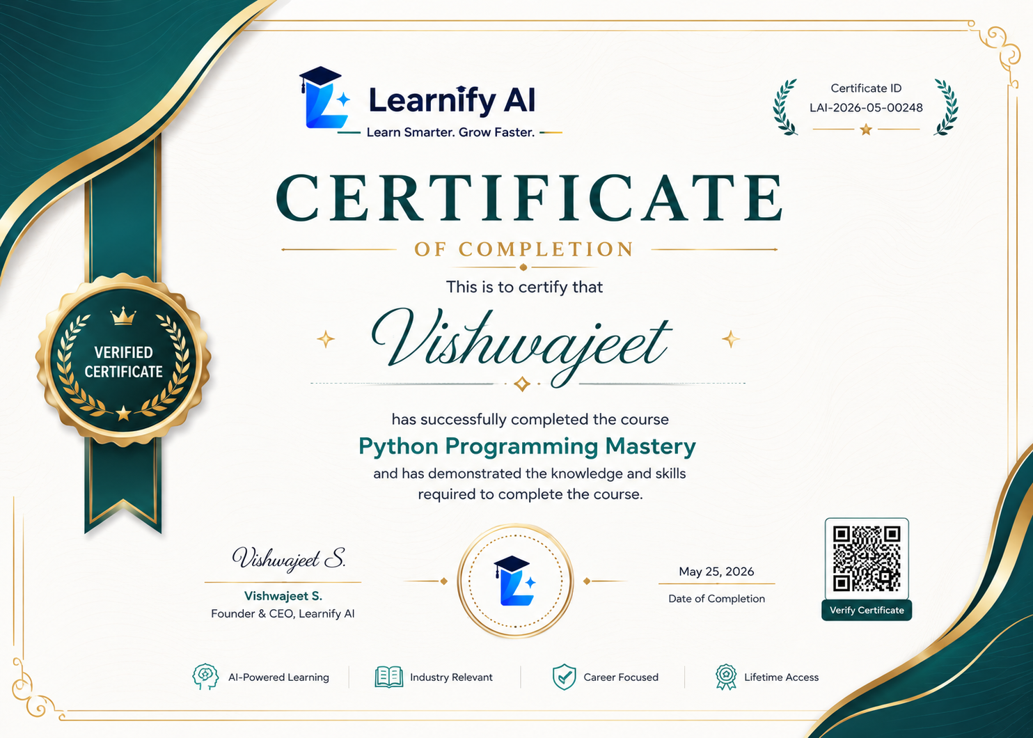 Certificate 2